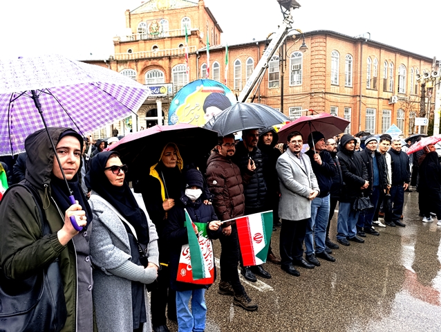 حضور مدیر عامل، معاونین، مدیران واحد و پرسنل سازمان همیاری شهرداری‌های استان آذربایجان غربی در چهل و هفتمین سالگرد پیروزی انقلاب اسلامی ایران