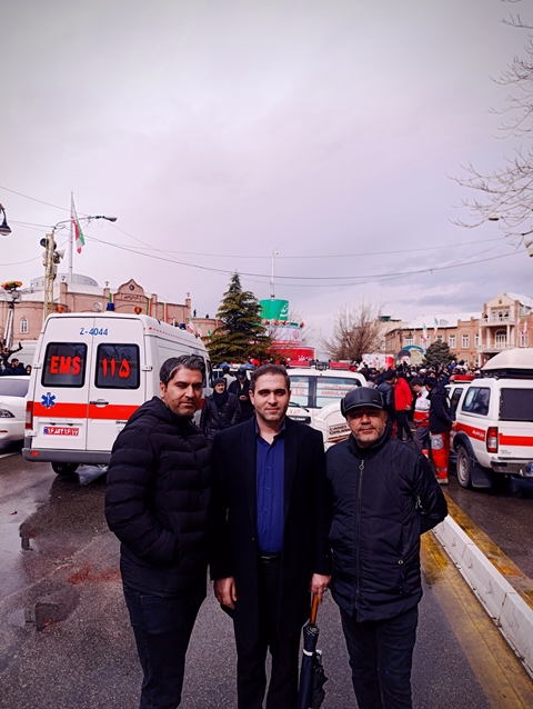 حضور مدیر عامل، معاونین، مدیران واحد و پرسنل سازمان همیاری شهرداری‌های استان آذربایجان غربی در چهل و هفتمین سالگرد پیروزی انقلاب اسلامی ایران